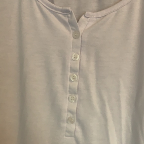 ONSJ Button Down White T Shirt Size Small EUC - Picture 2 of 5